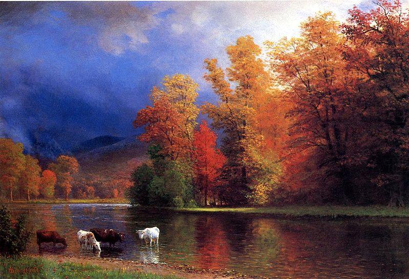 Albert Bierstadt On_the_Sac china oil painting image